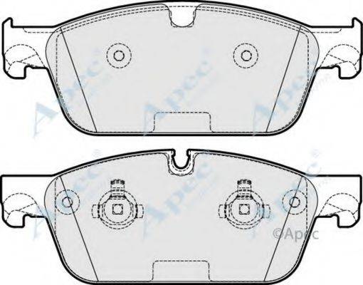 APEC BRAKING PAD1914 Комплект гальмівних колодок, дискове гальмо
