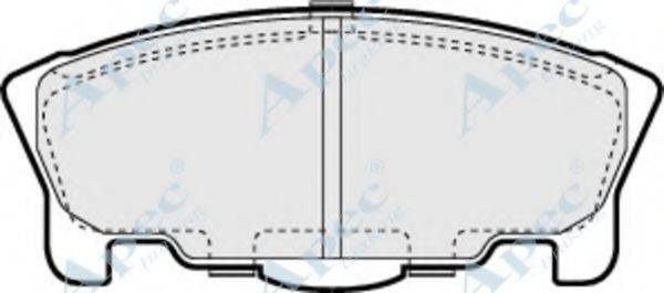 APEC BRAKING PAD992 Комплект гальмівних колодок, дискове гальмо
