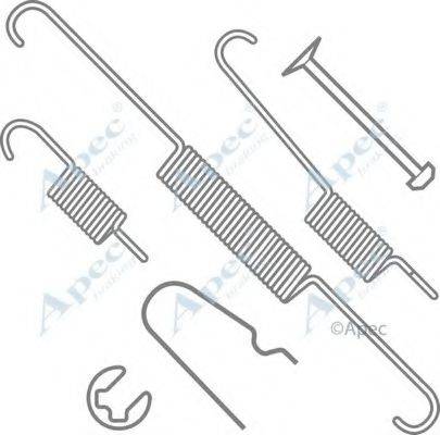 APEC BRAKING KIT743 Комплектуючі, гальмівна колодка