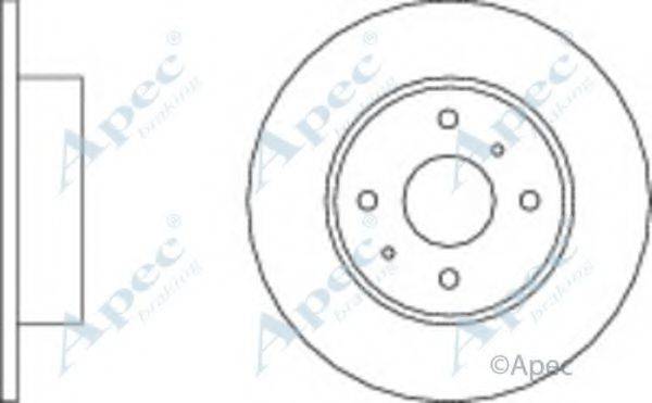 APEC BRAKING DSK225 гальмівний диск