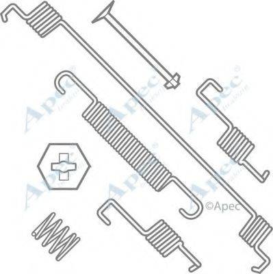 APEC BRAKING KIT777 Комплектуючі, гальмівна колодка