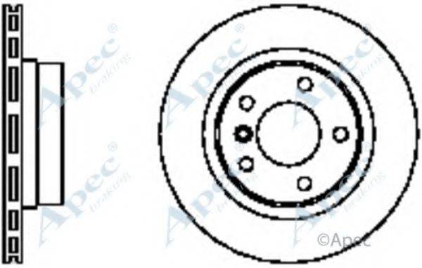 APEC BRAKING DSK2294 гальмівний диск