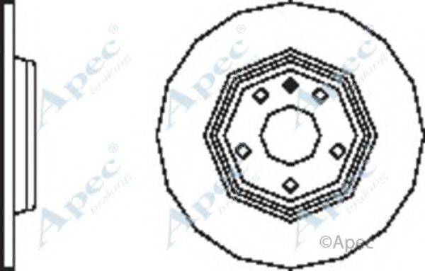 APEC BRAKING DSK2540 гальмівний диск