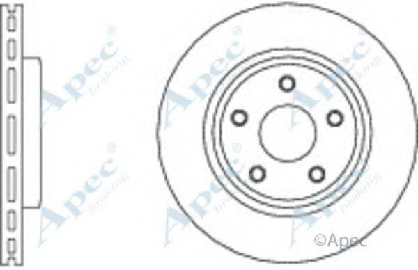 APEC BRAKING DSK2561 гальмівний диск