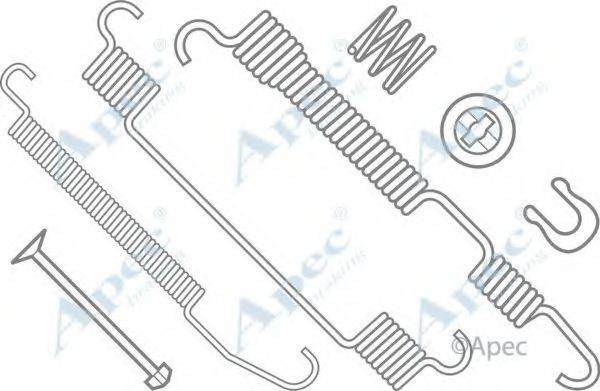 APEC BRAKING KIT790 Комплектуючі, гальмівна колодка