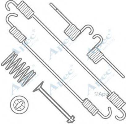 APEC BRAKING KIT791 Комплектуючі, гальмівна колодка