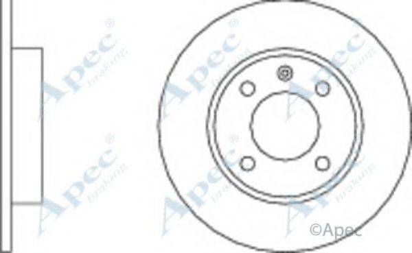 APEC BRAKING DSK137 гальмівний диск