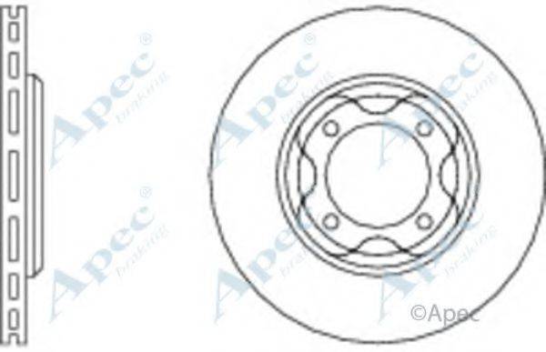 APEC BRAKING DSK140 гальмівний диск