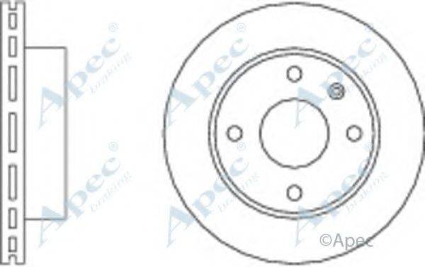 APEC BRAKING DSK145 гальмівний диск