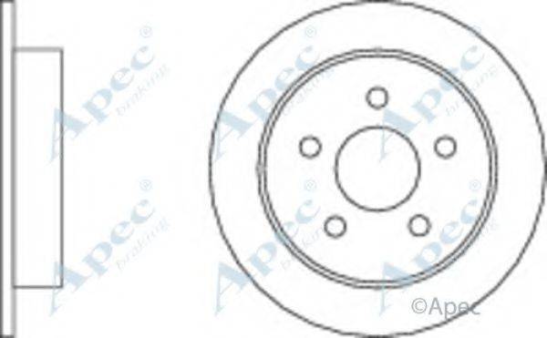 APEC BRAKING DSK2046 гальмівний диск