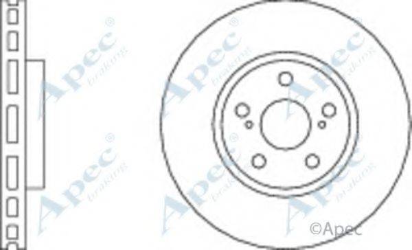 APEC BRAKING DSK2093 гальмівний диск