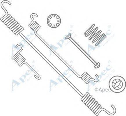 APEC BRAKING KIT880 Комплектуючі, гальмівна колодка