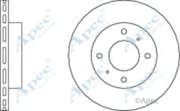 APEC BRAKING DSK212 гальмівний диск