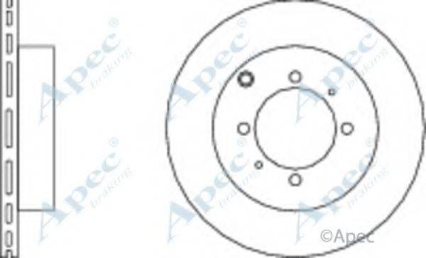 APEC BRAKING DSK2131 гальмівний диск