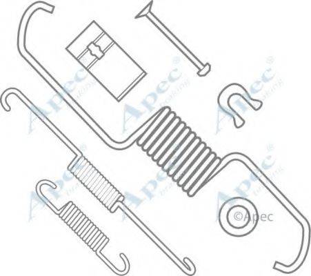 APEC BRAKING KIT977 Комплектуючі, гальмівна колодка