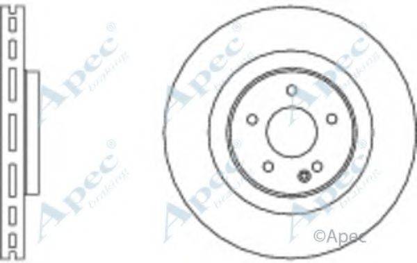 APEC BRAKING DSK2735 гальмівний диск