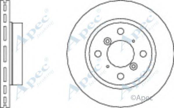 APEC BRAKING DSK277 гальмівний диск