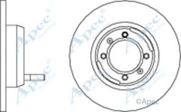 APEC BRAKING DSK295 гальмівний диск