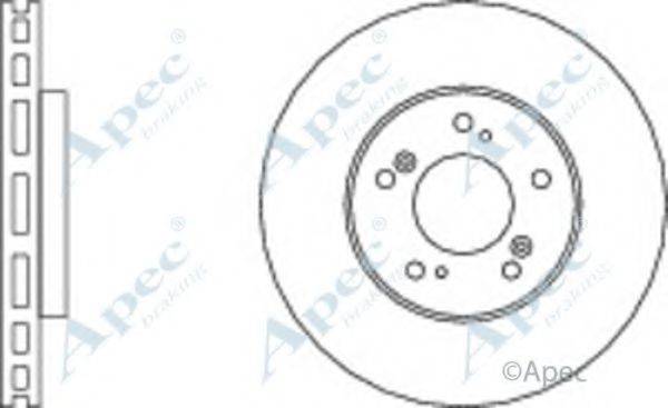 APEC BRAKING DSK373 гальмівний диск