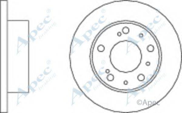 APEC BRAKING DSK548 гальмівний диск