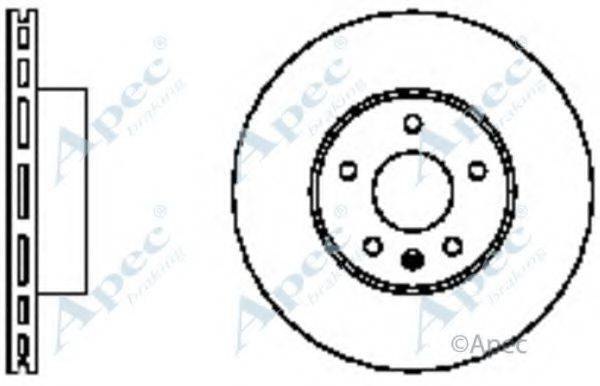 APEC BRAKING DSK556 гальмівний диск