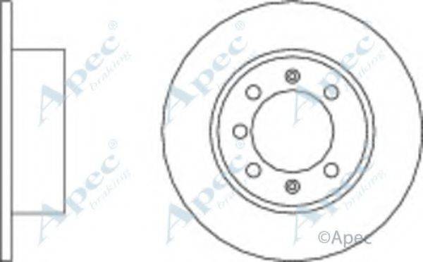 APEC BRAKING DSK569 гальмівний диск