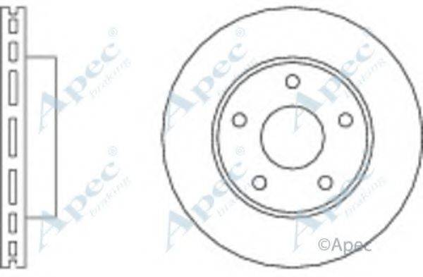 APEC BRAKING DSK570 гальмівний диск