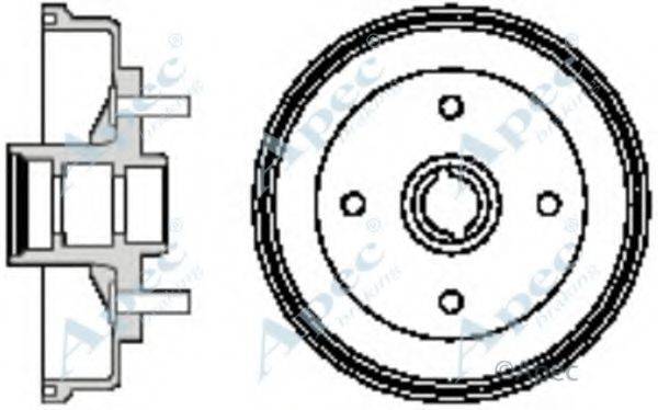 APEC BRAKING DRM9141 Гальмівний барабан