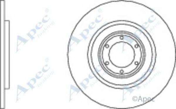 APEC BRAKING DSK613 гальмівний диск