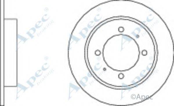APEC BRAKING DSK704 гальмівний диск
