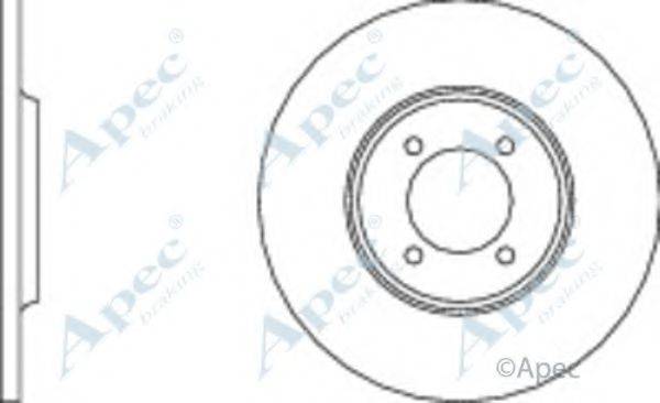 APEC BRAKING DSK705 гальмівний диск