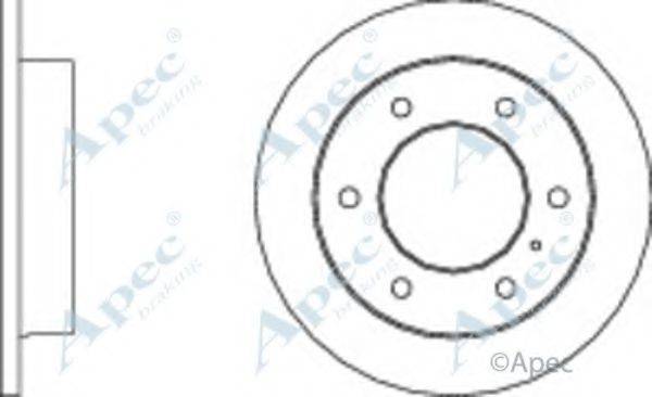 APEC BRAKING DSK731 гальмівний диск