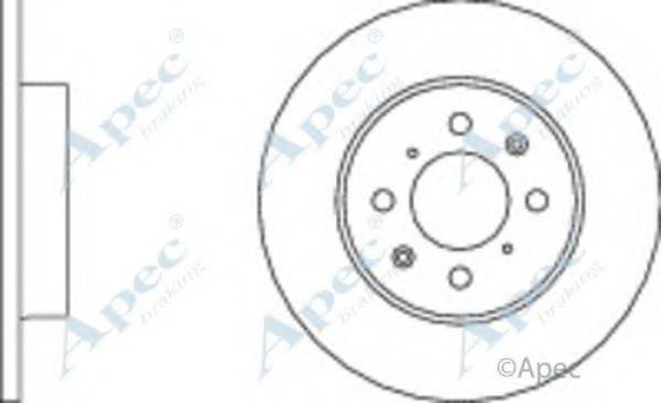 APEC BRAKING DSK741 гальмівний диск