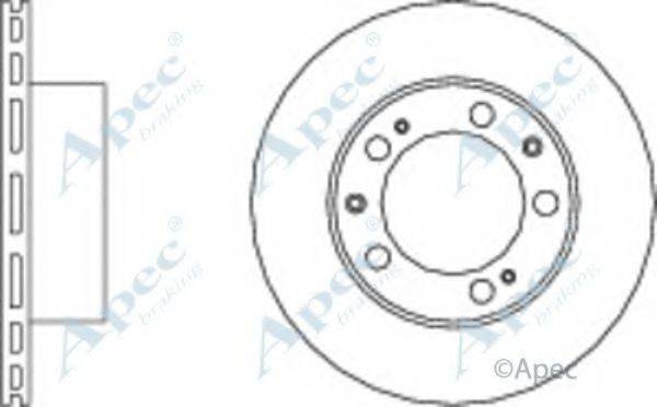 APEC BRAKING DSK786 гальмівний диск