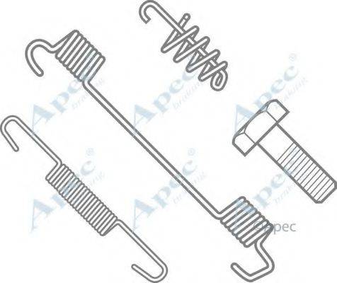 APEC BRAKING KIT619 Комплектуючі, гальмівна колодка