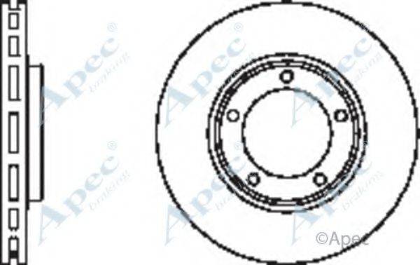 APEC BRAKING DSK2406 гальмівний диск