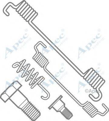 APEC BRAKING KIT794 Комплектуючі, гальмівна колодка