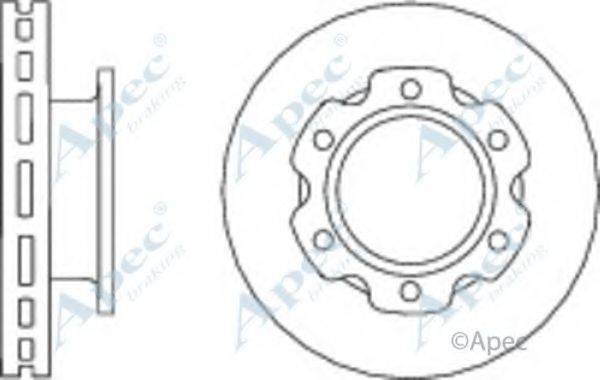 APEC BRAKING DSK2881 гальмівний диск