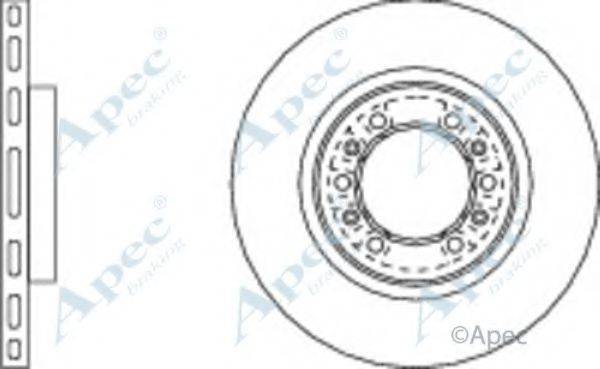 APEC BRAKING DSK2931 гальмівний диск