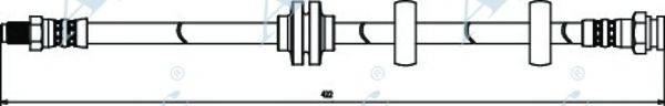 APEC BRAKING HOS3008 Гальмівний шланг