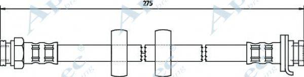 APEC BRAKING HOS3126 Гальмівний шланг