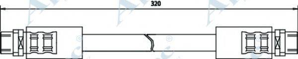 APEC BRAKING HOS3164 Гальмівний шланг