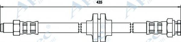 APEC BRAKING HOS3177 Гальмівний шланг