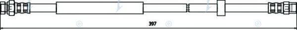 APEC BRAKING HOS3363 Гальмівний шланг