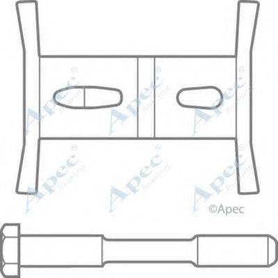 APEC BRAKING KIT1069 Комплектуючі, гальмівні колодки