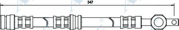 APEC BRAKING HOS3441 Гальмівний шланг