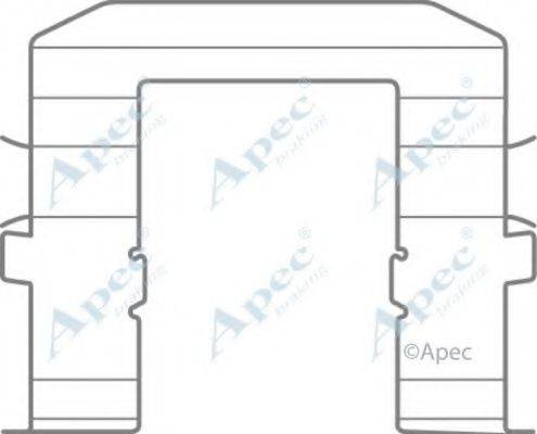 APEC BRAKING KIT1074 Комплектуючі, гальмівні колодки