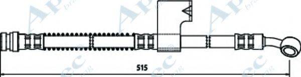 APEC BRAKING HOS3564 Гальмівний шланг