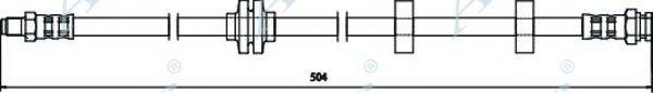 APEC BRAKING HOS3657 Гальмівний шланг