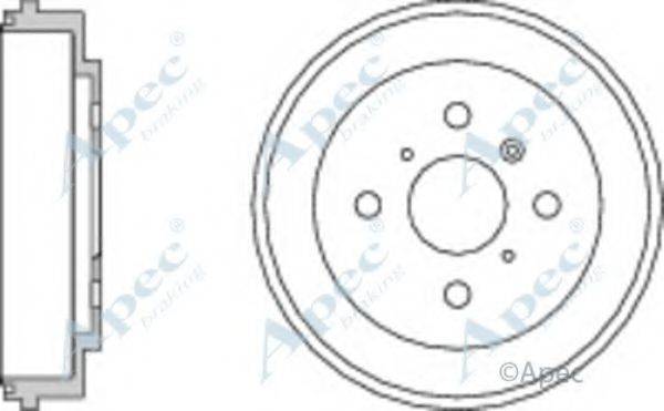 APEC BRAKING DRM9174 Гальмівний барабан